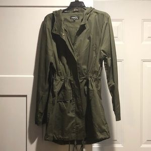 Rue 21 Olive Green Anorak Jacket NWOT